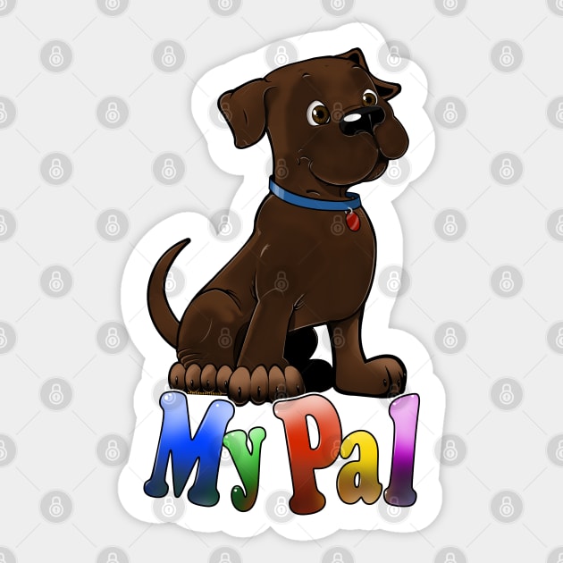 My Pal Lab-Pei Sticker by SteveW50